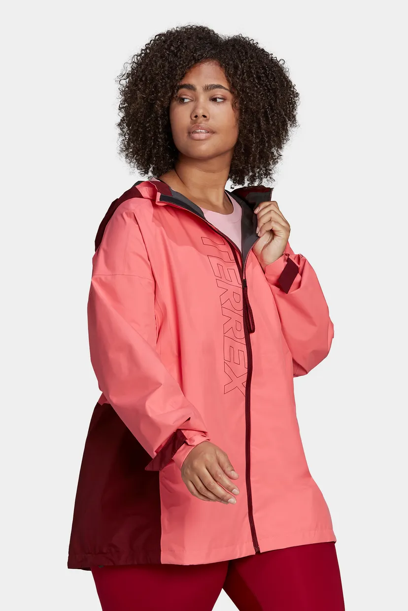 Жіноча червона вітровка Terrex GORE-TEX Paclite adidas HF8718 — MD