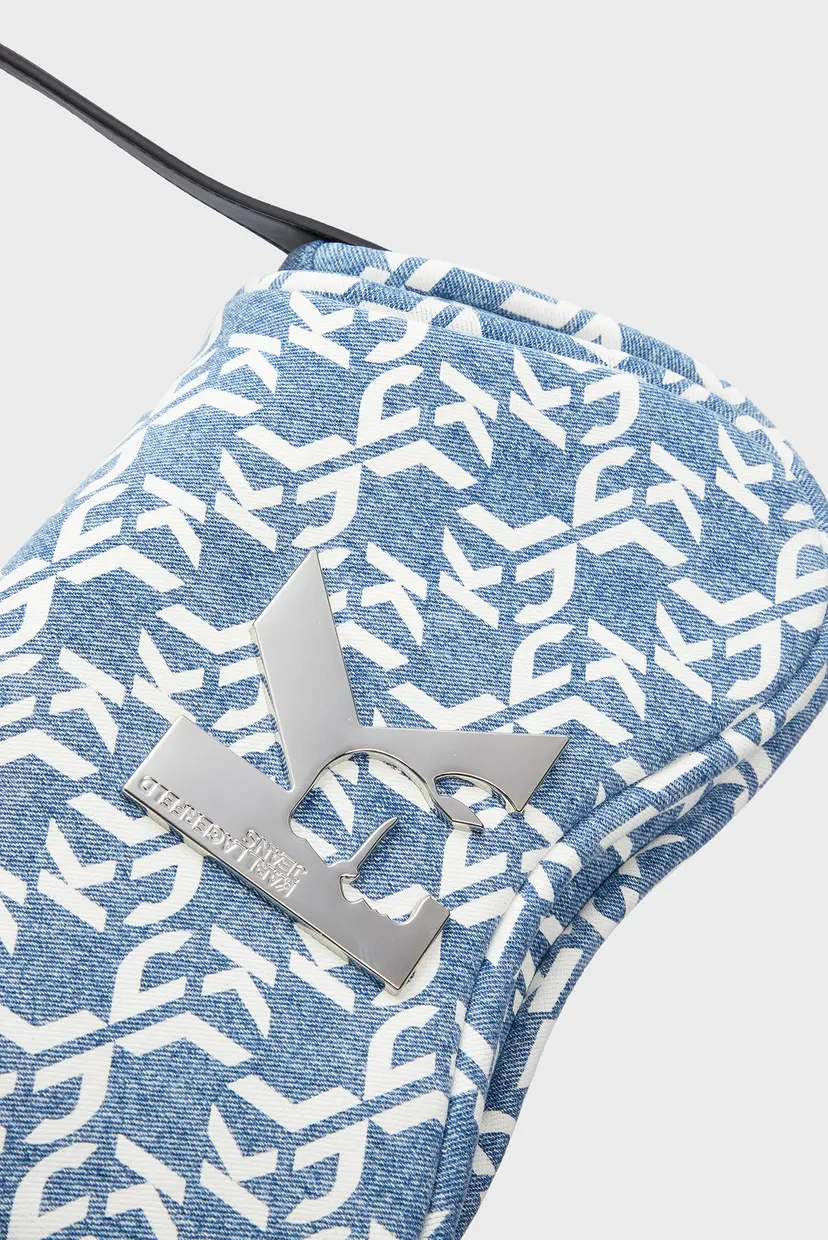 Жіноча синя джинсова сумка з візерунком SUNGLASS DENIM SHOULDER
