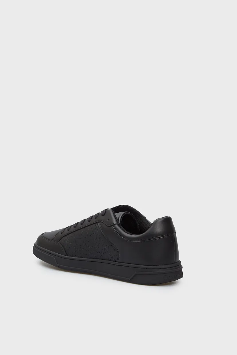 Мужские черные кожаные сникерсы LOW TOP LACE UP LTH PERF MONO 4