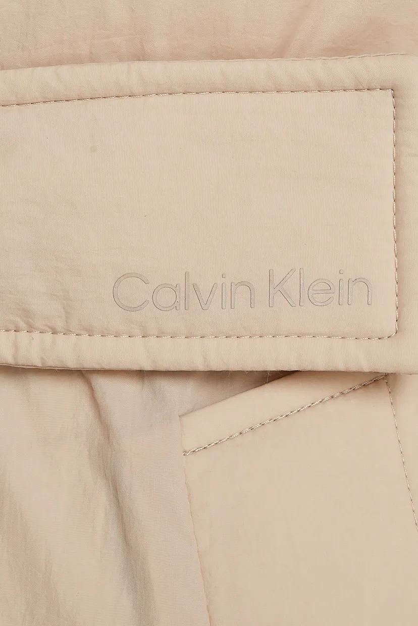 Жіночий бежевий пуховик CRINKLE NYLON DOWN WRAP 3