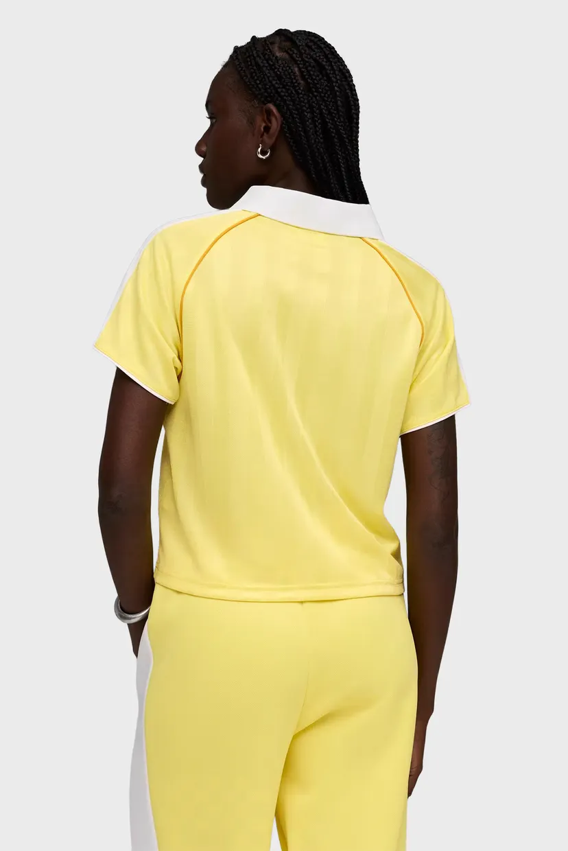 Жіноча жовта футболка T7 Relaxed Football Jersey Women 3