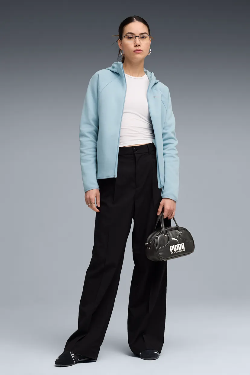Жіноче блакитне худі Evostripe Full-Zip Hoodie Women PUMA