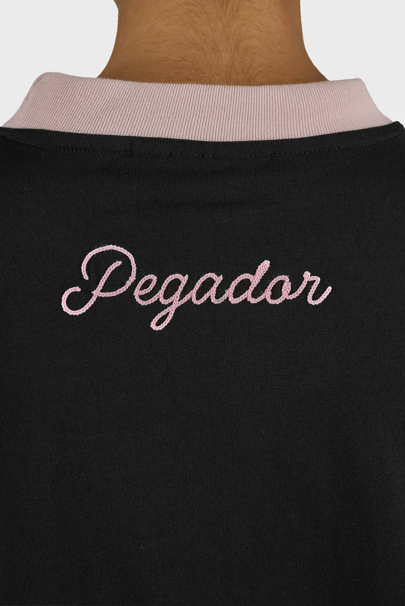 Жіноча чорна футболка Kuldiga Heavy Oversized 5