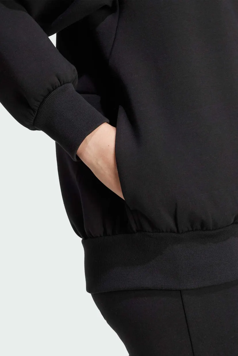 Жіноча чорна спортивна кофта ALL SZN Soft Lux Loose Full-Zip 5