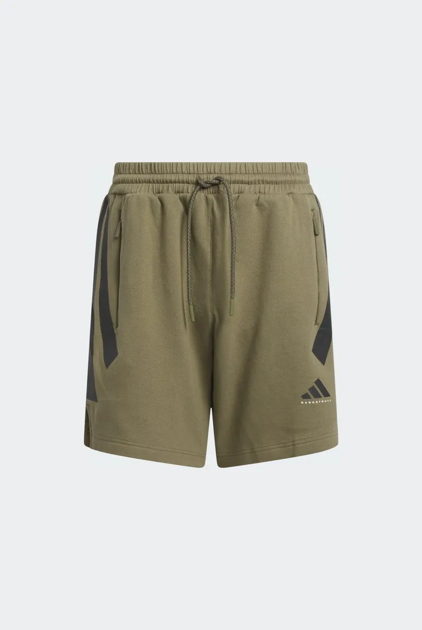 Оливкові шорти adidas Basketball Spacer (унісекс) 6