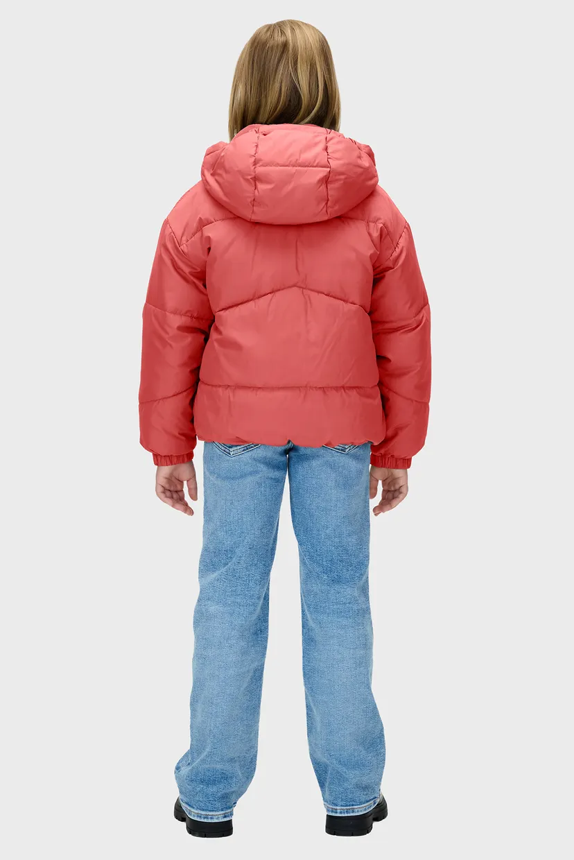 Дитяча коралова куртка CK SHORT PUFFER 3
