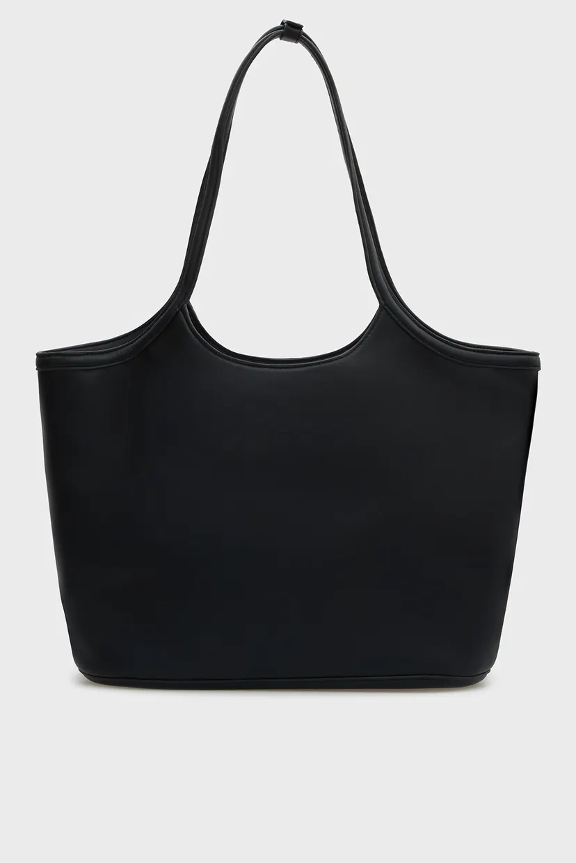 Жіноча чорна сумка BOLD CK SHOPPER 4