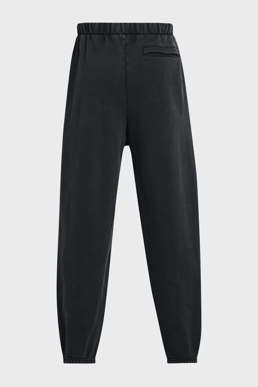 Чоловічі чорні спортивні штани UA Icon HWT Flc Wash OS Pant 6