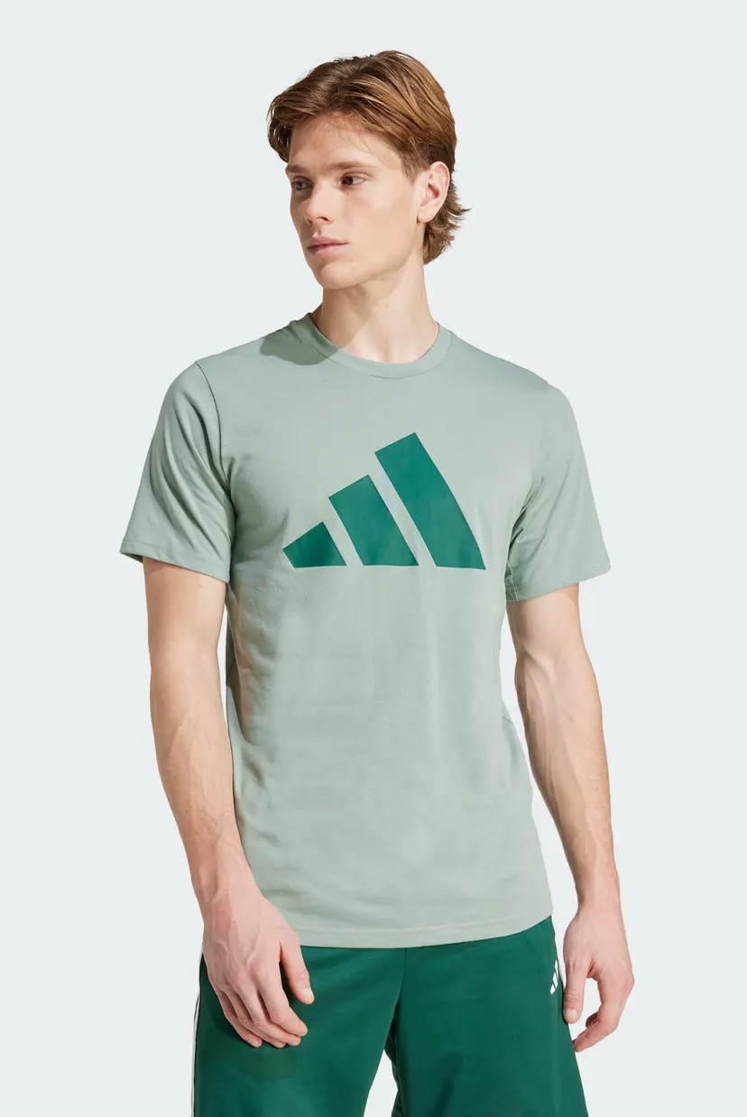 Чоловіча м'ятна футболка Train Essentials Feelready Logo adidas