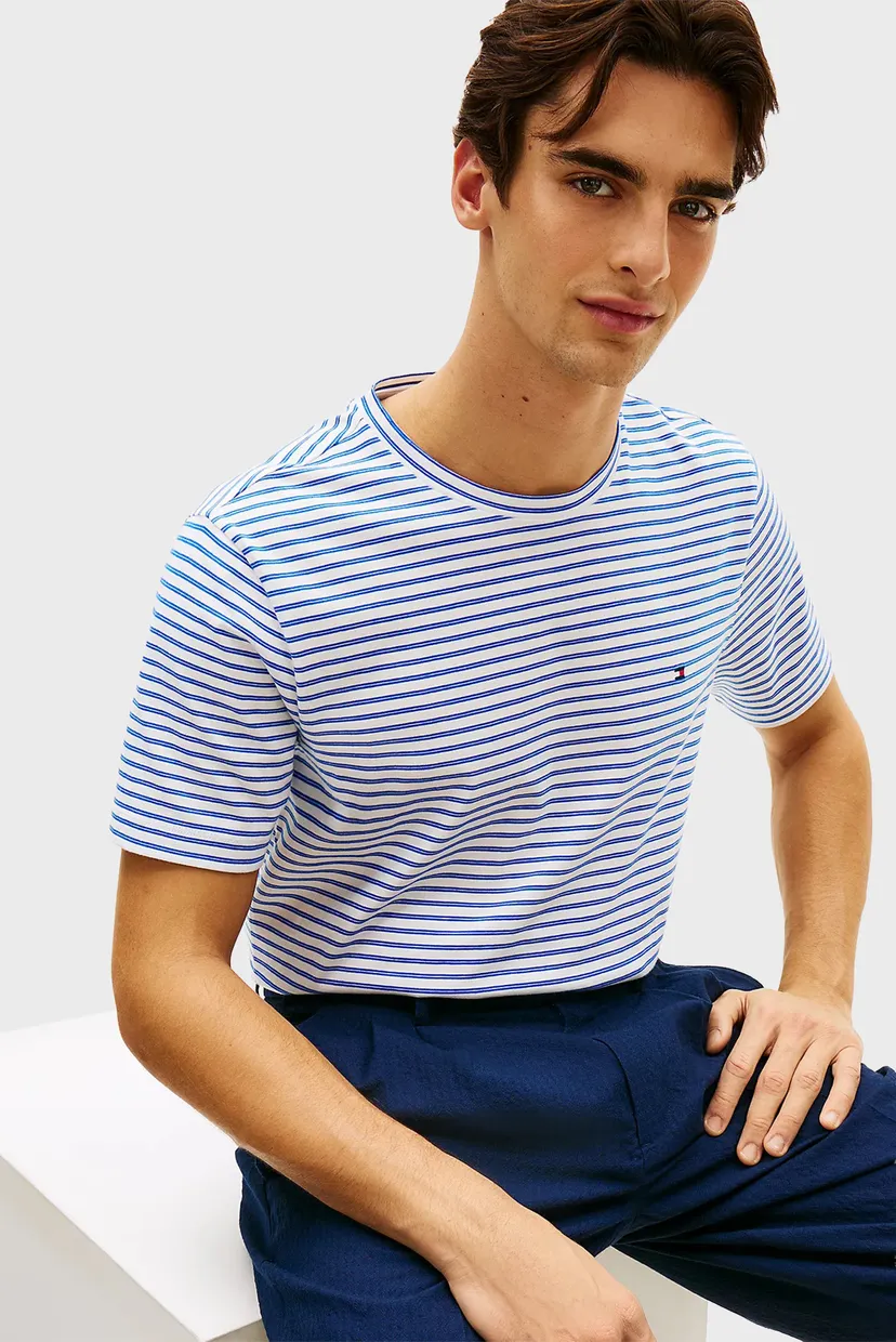 Мужская футболка в полоску SEASONAL REG FIT 4