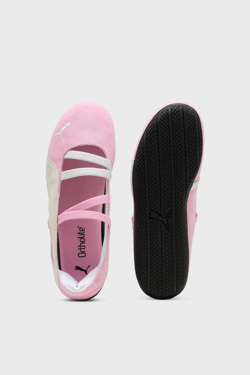 Дитячі рожеві замшеві балетки Speedcat Ballet Sneakers Youth 5