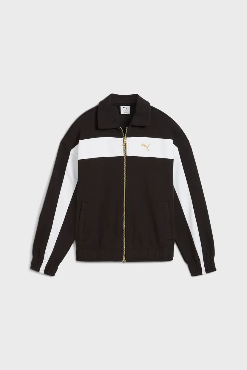 Жіноча чорна спортивна кофта T7 Relaxed Track Jacket Women 6