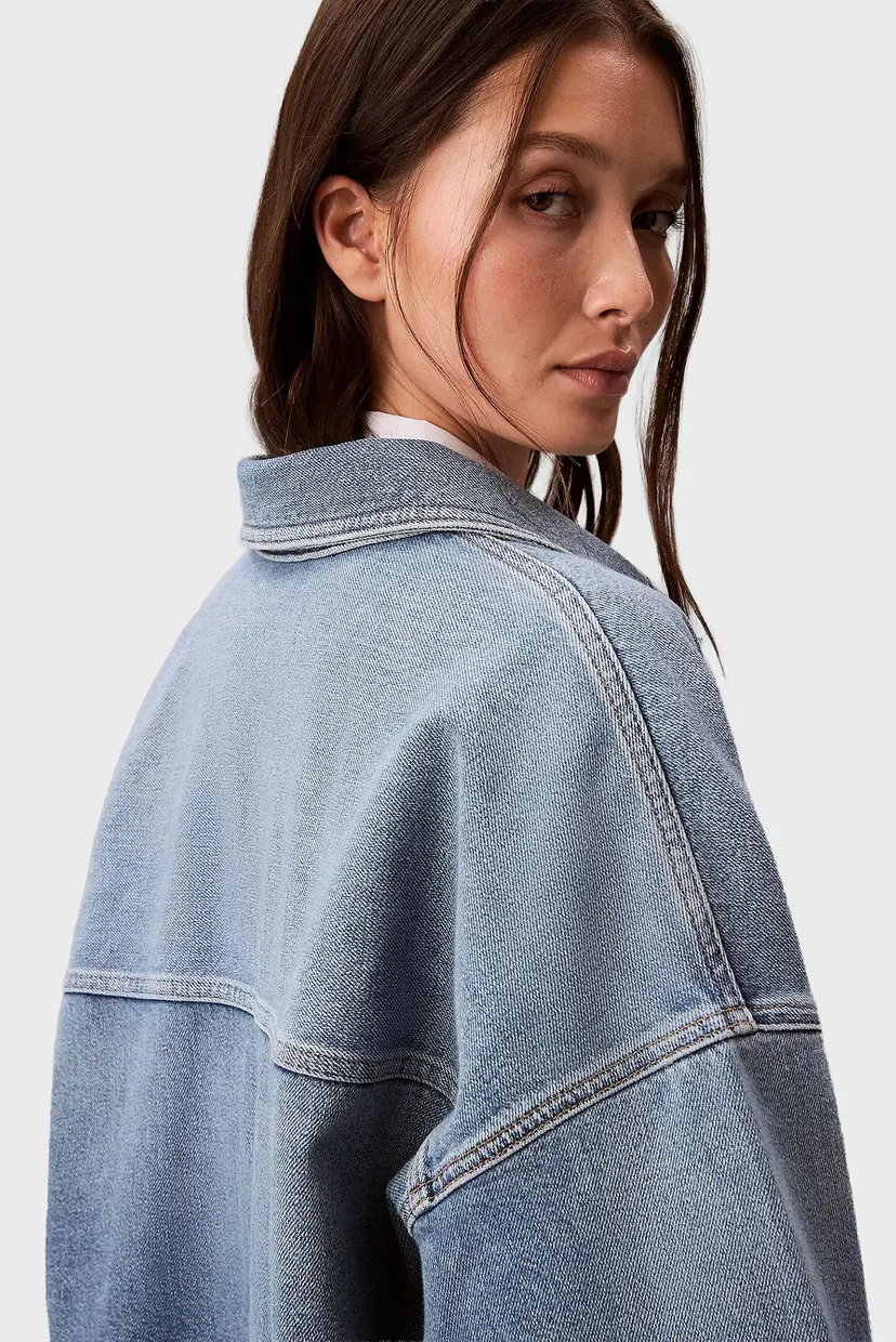 Женская голубая джинсовая рубашка DENIM BOYFRIEND 5