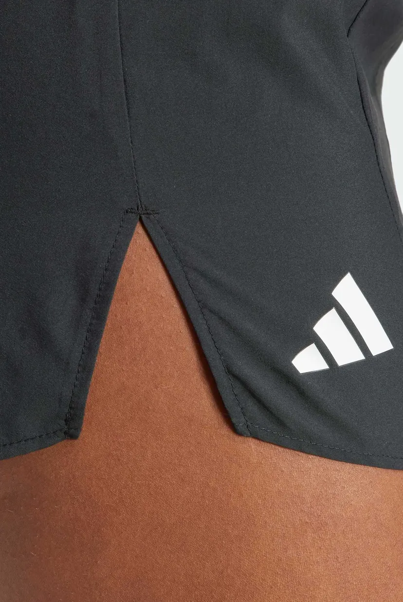 Женские черные шорты Adizero Essentials Running 4