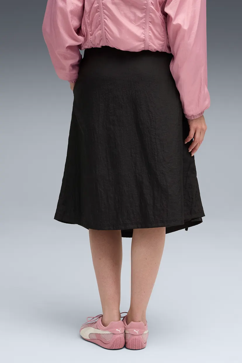 Женская черная юбка DARE TO Woven Midi Skirt Women 3