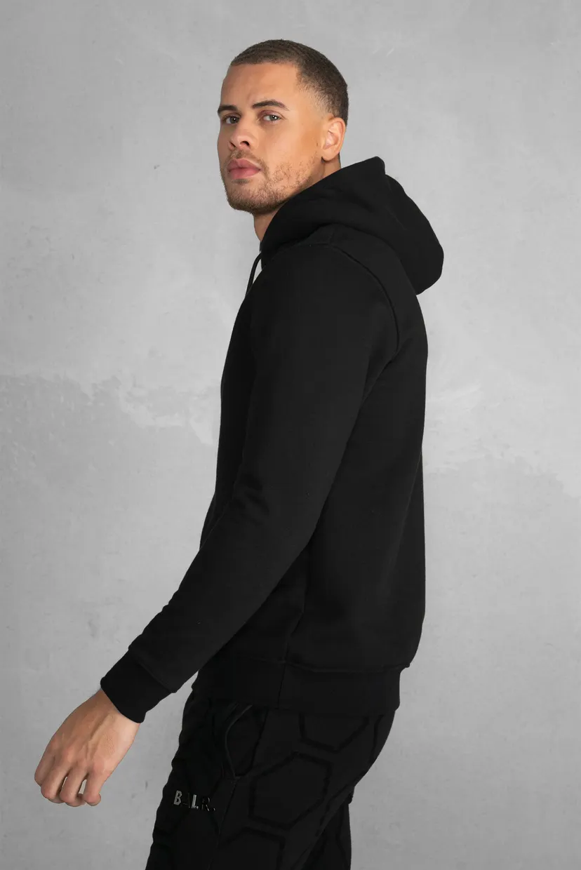 Чоловіче чорне худі Brand Straight 3