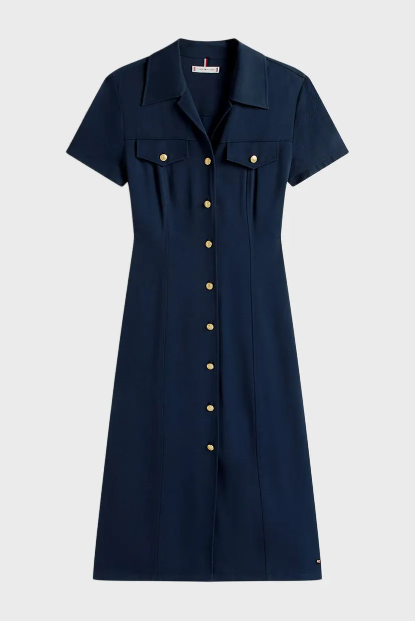Жіноча темно-синя сукня VIS TWILL S/S 6