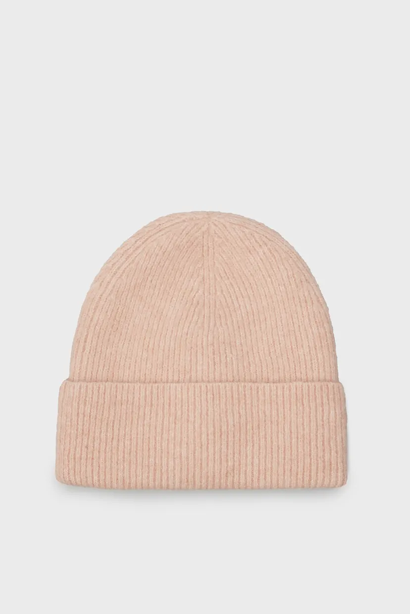 Жіноча пудрова шапка ESSENTIAL FLAG FUZZY BEANIE 3
