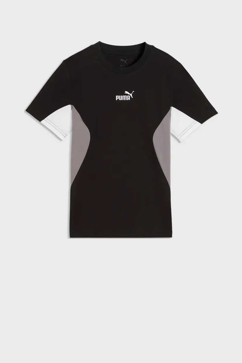 Дитяча чорна футболка Essentials Block Tee Youth 4