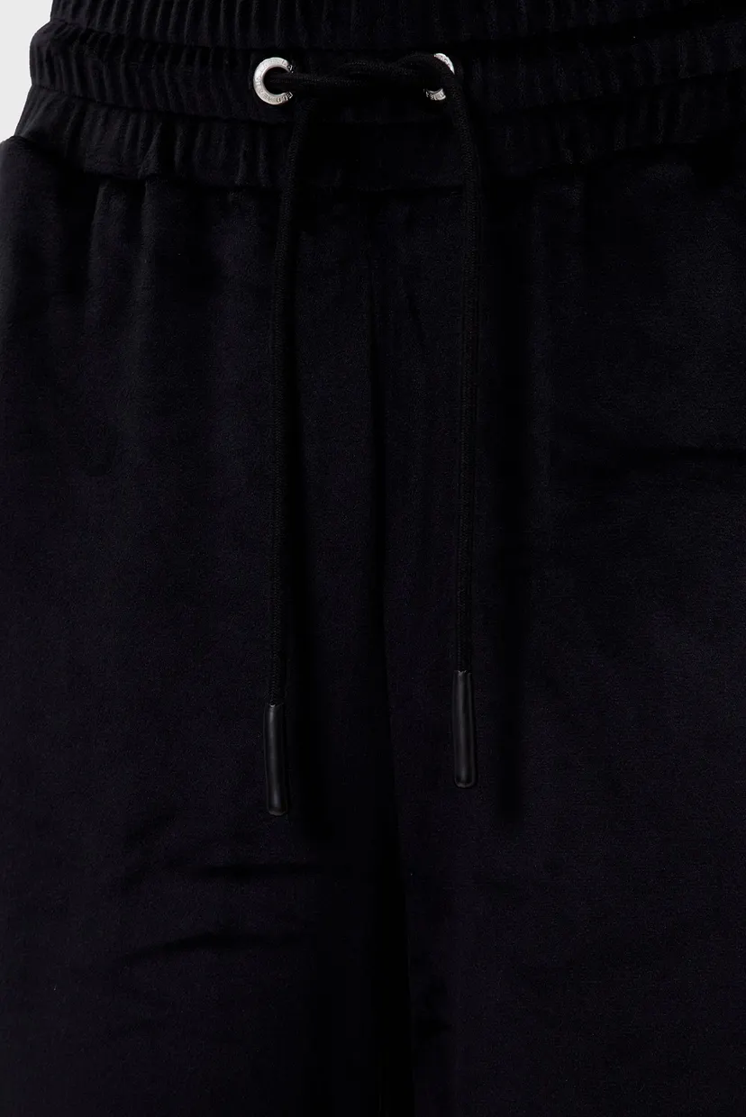 Жіночі чорні велюрові спортивні штани KLJ RELAXED VELOUR SWEAT PANT 3