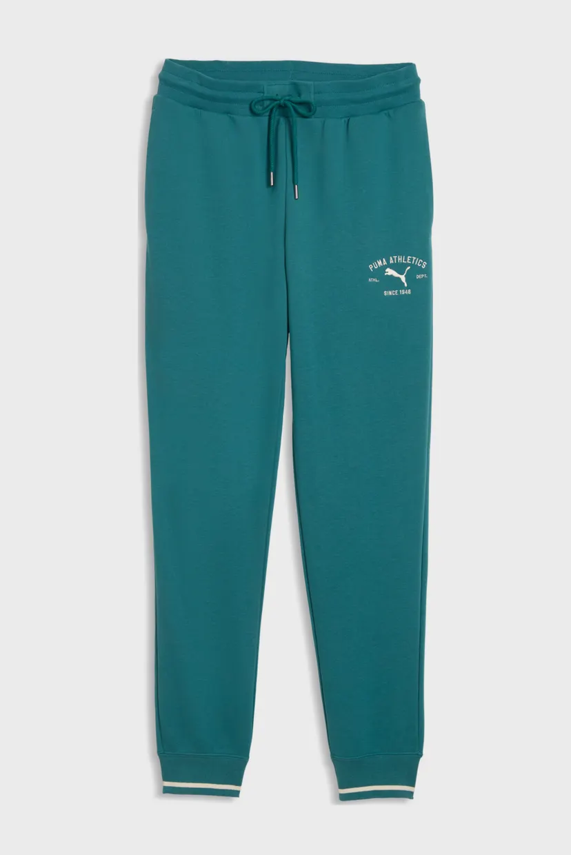 Мужские бирюзовые спортивные брюки PUMA Class Graphic Sweatpants Men 4