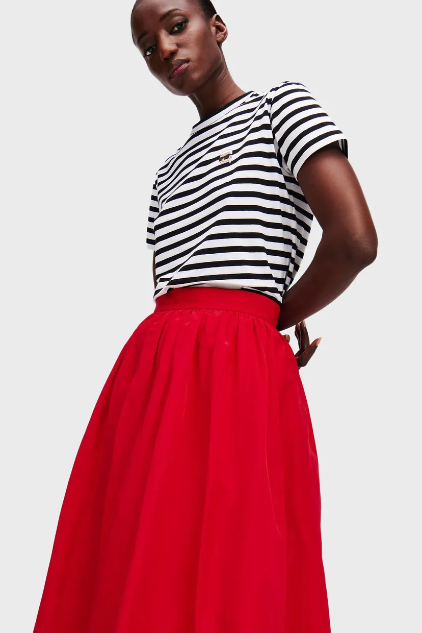 Жіноча червона спідниця VOLUMINOUS SKIRT 4