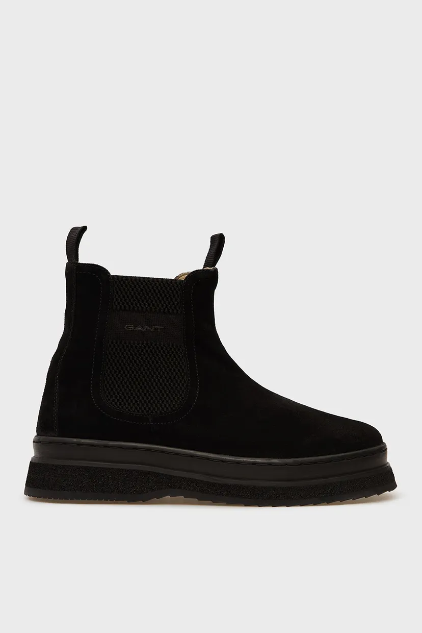 Жіночі чорні замшеві челсі Sistown Gant 31553102 — MD-Fashion