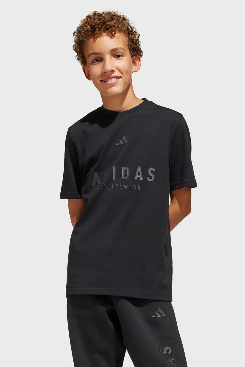 Детская черная футболка ALL SZN Graphic Kids 4
