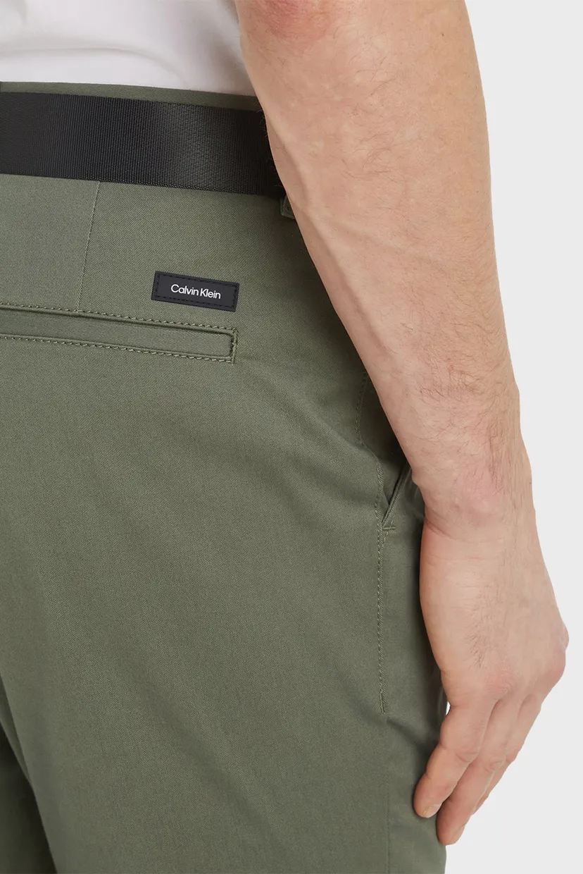 Чоловічі оливкові чіноси MODERN TWILL SLIM CHINO 3