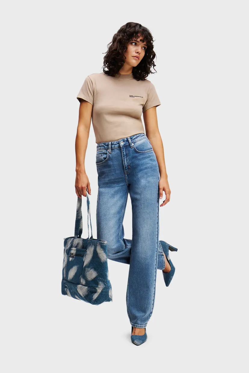 Жіночі сині джинси KLJ HR STRAIGHT DENIM 3
