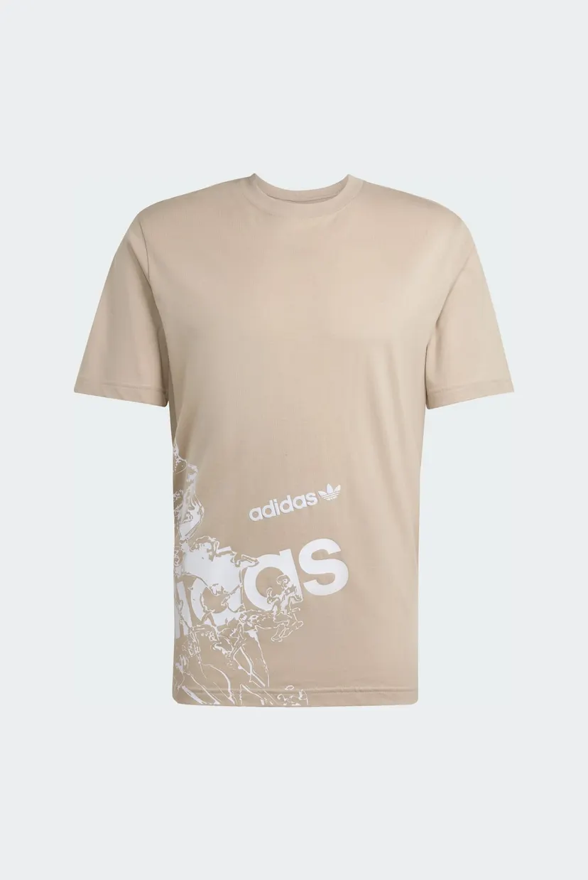 Чоловіча бежева футболка Trefoil Series Loose 6