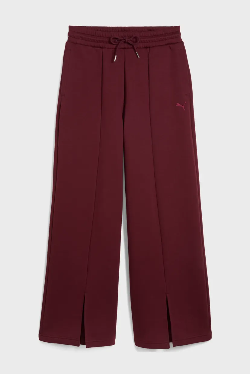 Женские бордовые спортивные брюки Wardrobe Essentials Relaxed Pants Women 4