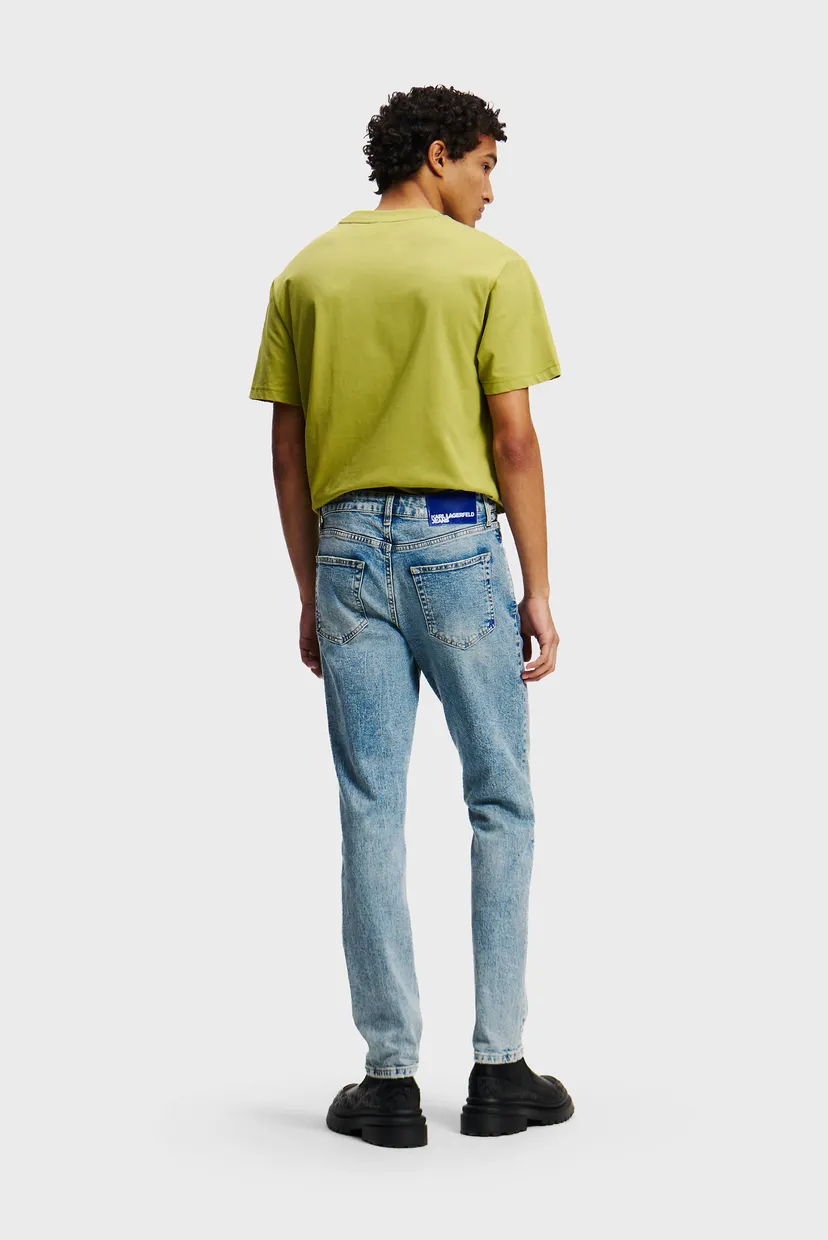 Мужские синие джинсы klj slim denim 3