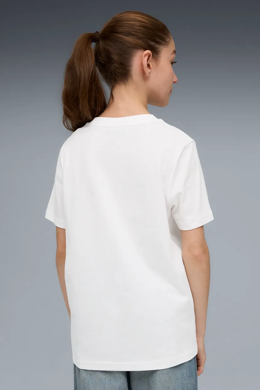 Детская белая футболка Graphic Kitty Sticker Tee Youth 3