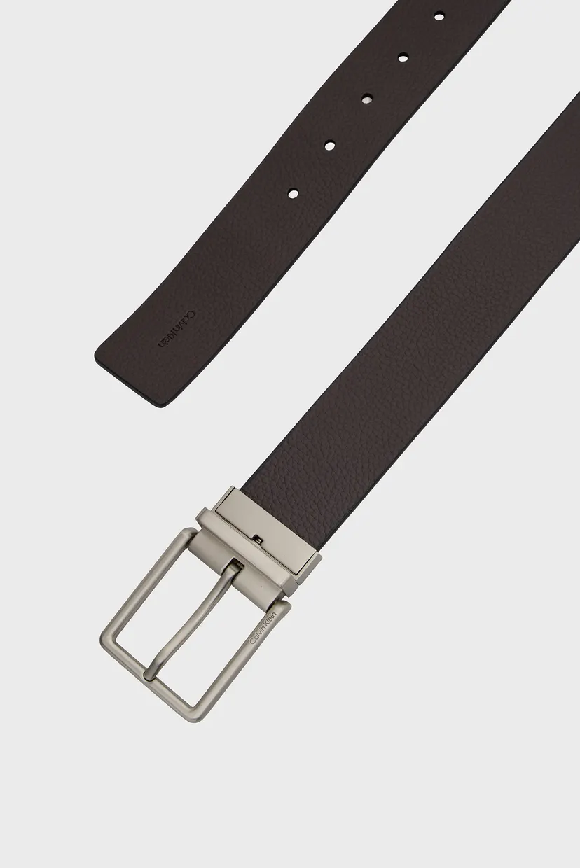 Чоловічий шкіряний двосторонній ремінь WARMTH BUCKLE SMOOTH 40MM ADJ/RE 4