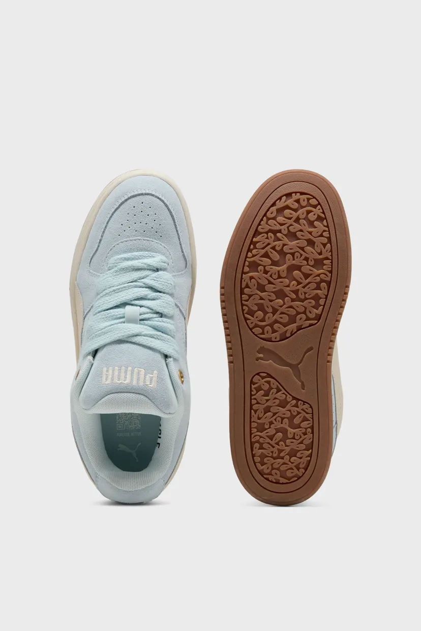 Женские голубые замшевые сникерсы Park Luna Sneakers Women 4