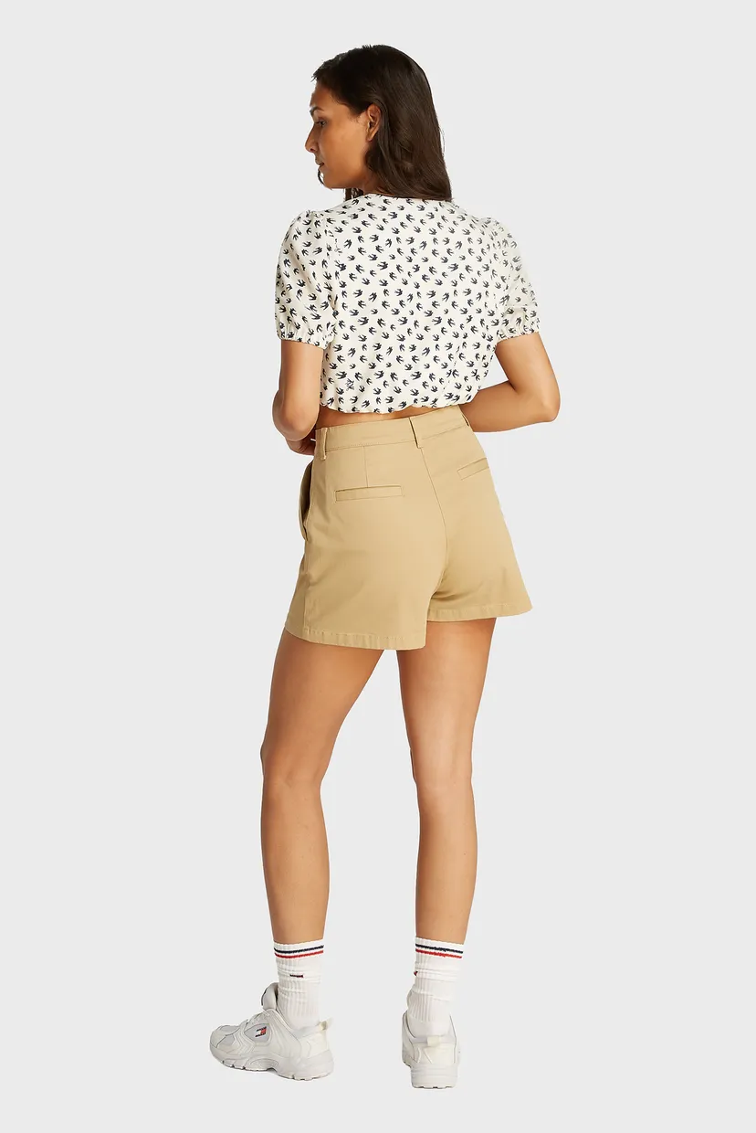 Жіночий білий топ з візерунком TJW CRP AOP SS BLOUSE 3