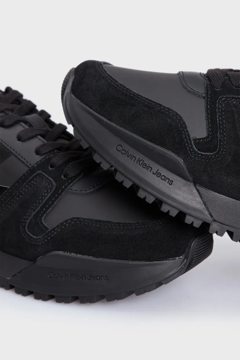 Чоловічі чорні кросівки TOOTHY RUN LACEUP LOW LTH MIX Calvin Klein ...