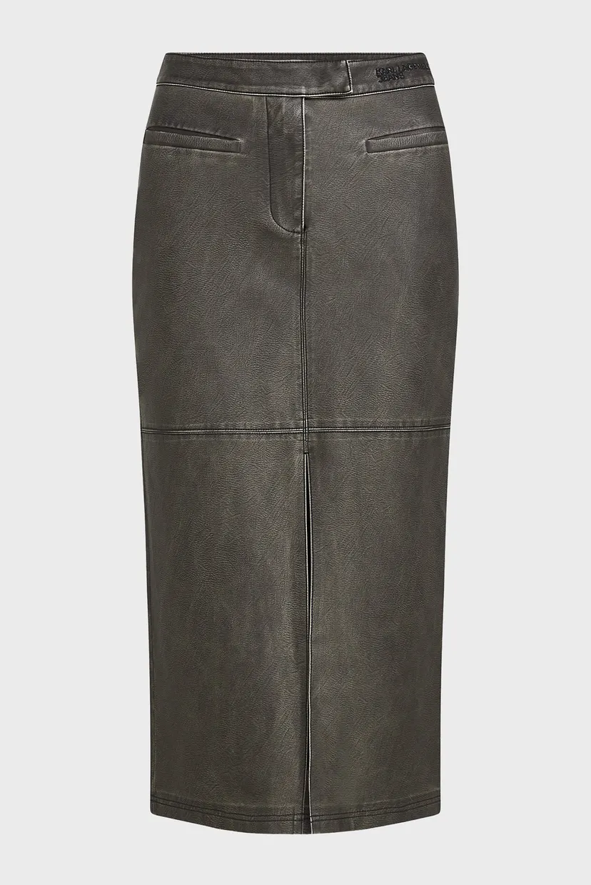 Жіноча чорна спідниця distressed 5