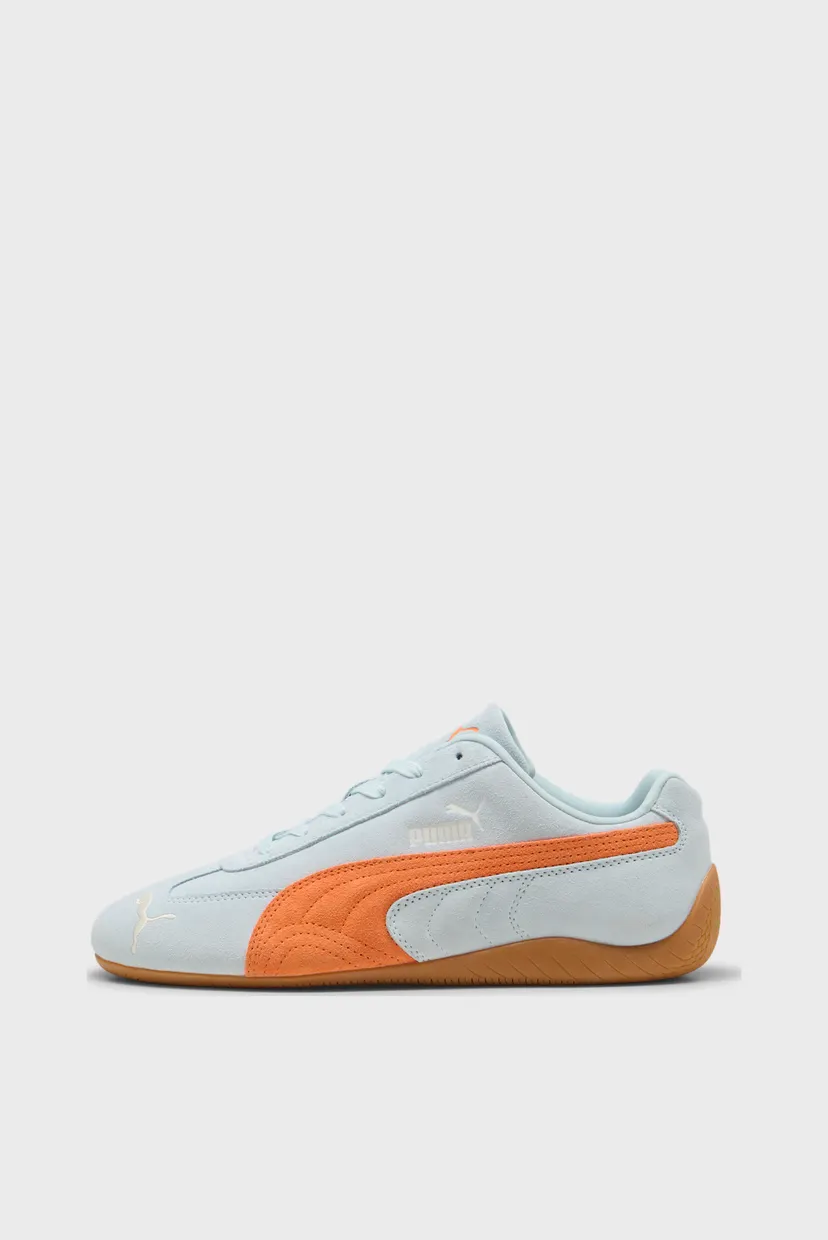Мятные замшевые кроссовки Speedcat OG Unisex 3