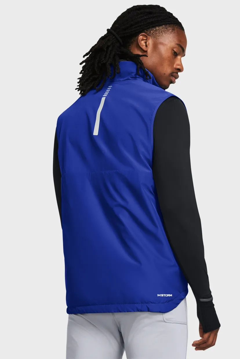 Мужской синий жилет UA STRM SESSION RUN VEST 3