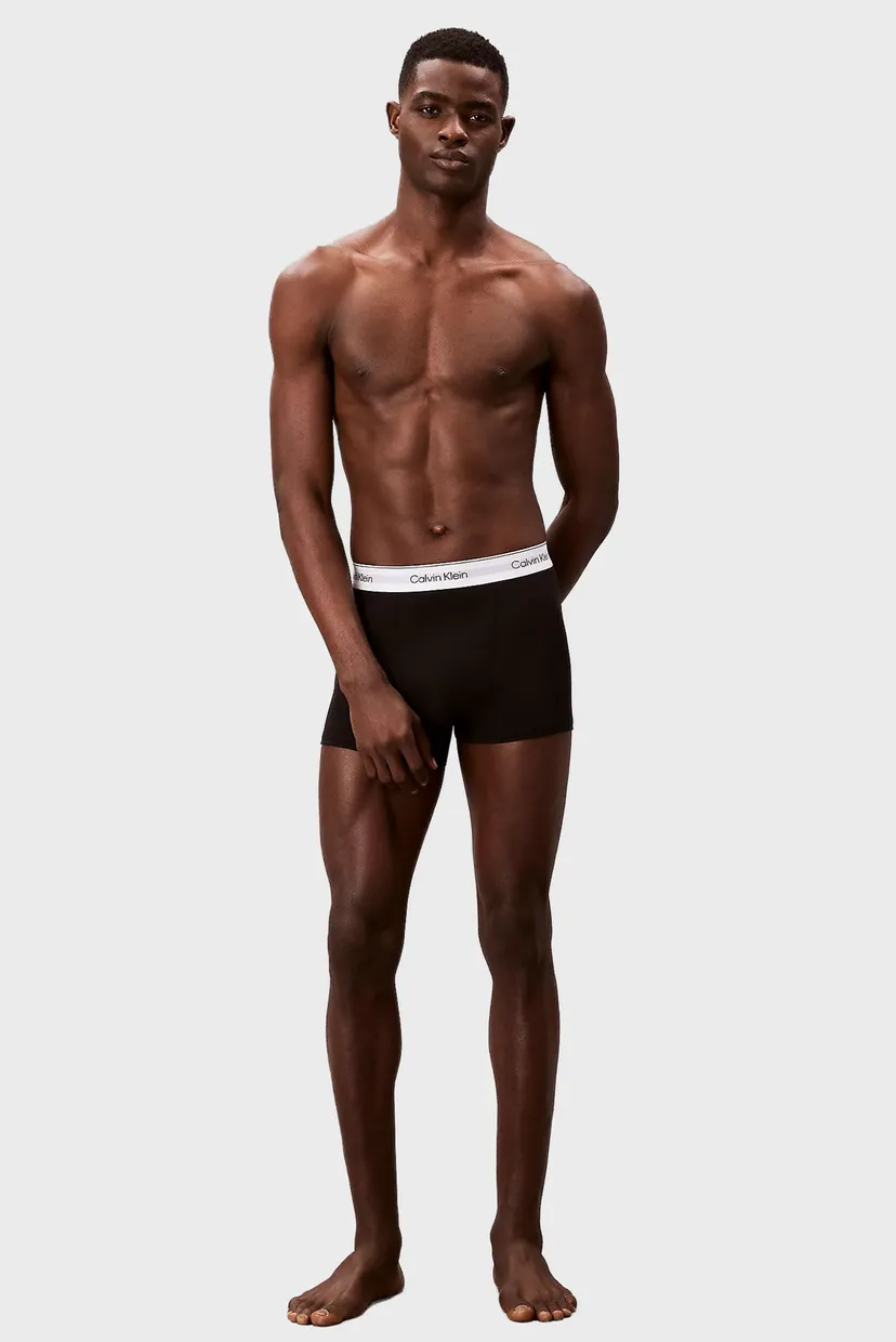 Чоловічі чорні боксери (3 шт) RELAXED FIT TRUNK 4