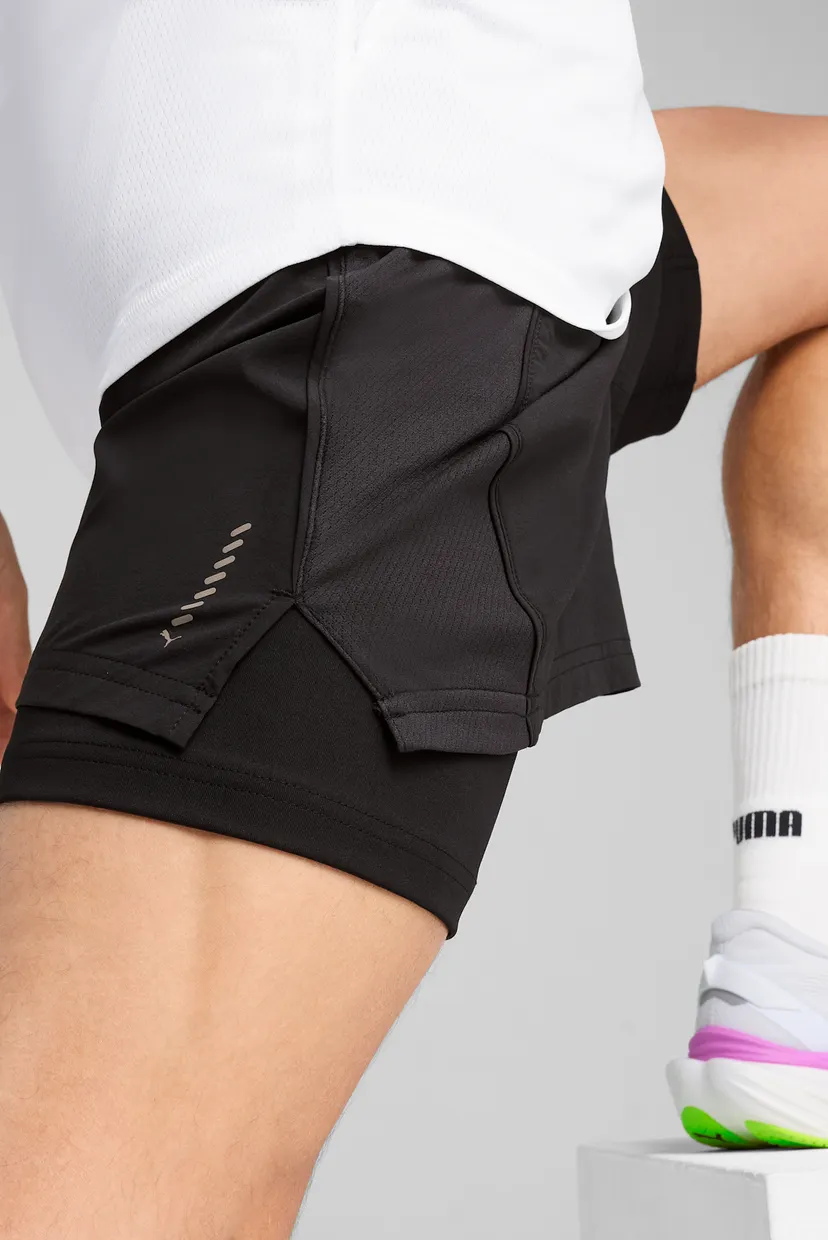 Мужские черные шорты 2в1 VELOCITY 2-in-1 Running Shorts Men 5
