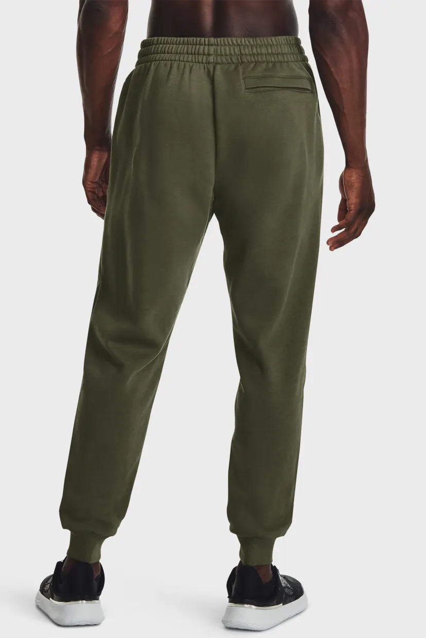 Мужские зеленые спортивные брюки UA Rival Fleece Joggers 3