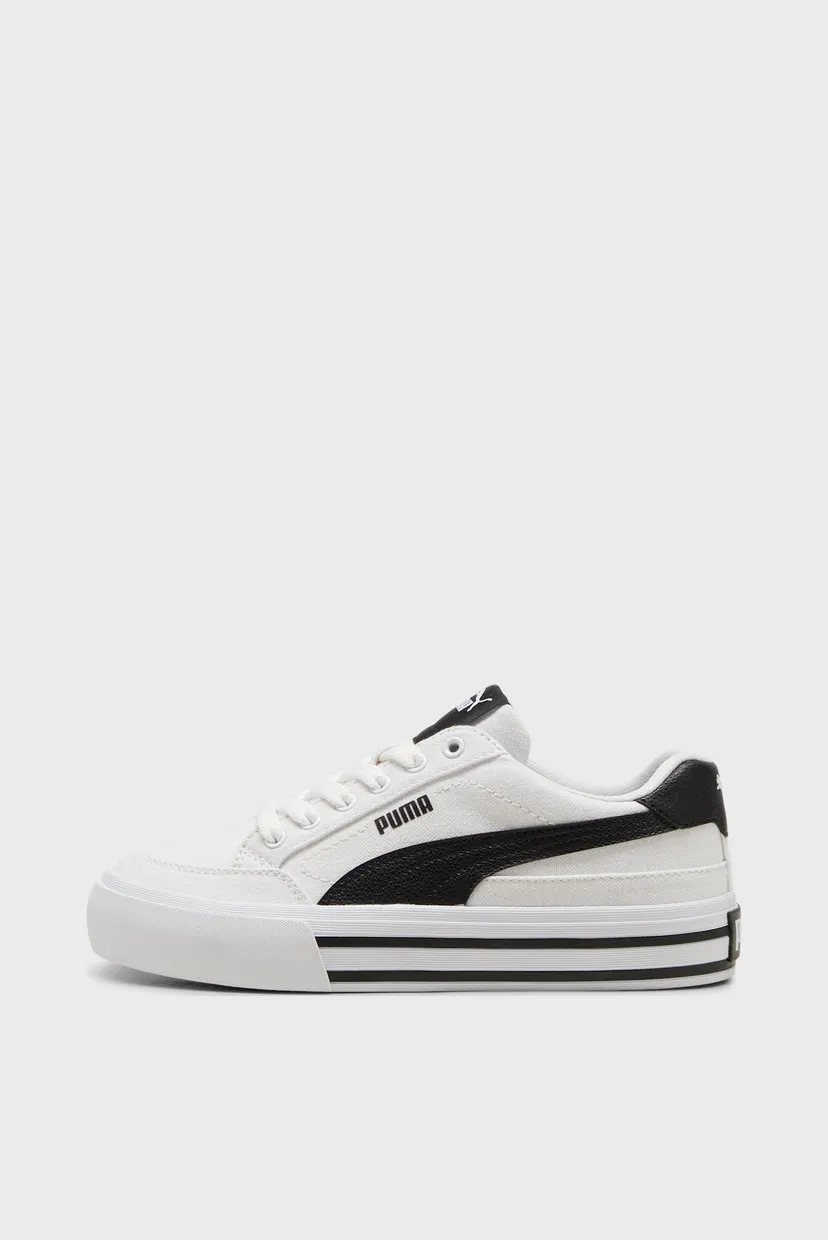 Дитячі білі кеди Court Classic Vulc Formstrip Youth Sneakers 3