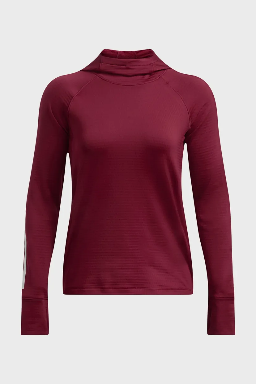Жіноче бордове худі UA LE CW Balaclava Hoodie 4