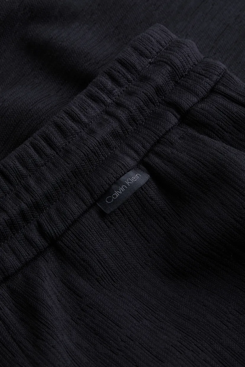 Мужские черные шорты TEXTURED SWEATSHORTS 5