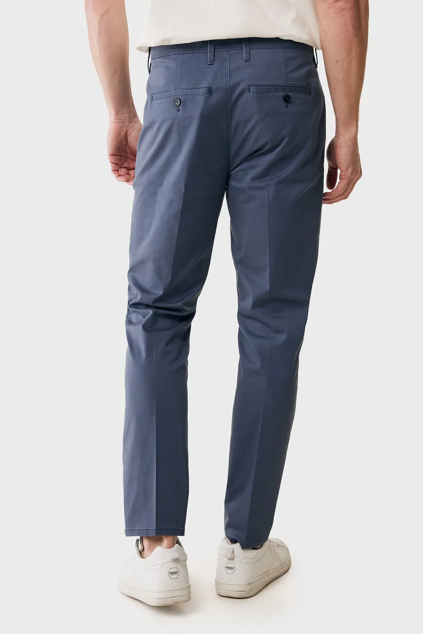 Мужские темно-синие брюки CRAIG Garment dye chino pants 3