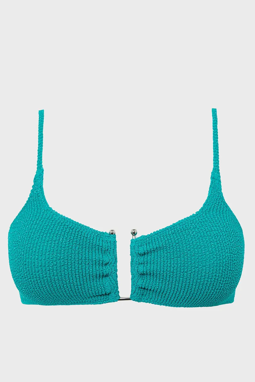 Жіночий бірюзовий ліф від купальника ONESIZE 5