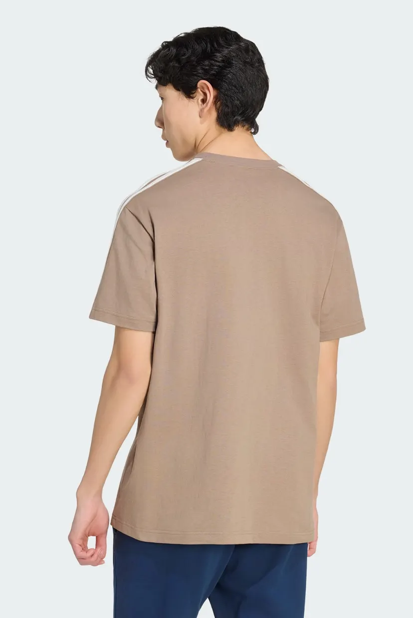 Чоловіча бежева футболка ADIDAS KIT 3-STRIPES REGULAR 3